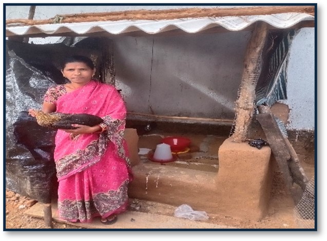 The beneficiaries of Chicken project of PREM-Educo